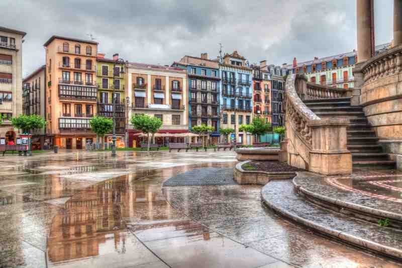 Plaza del Castillo in Pamplona