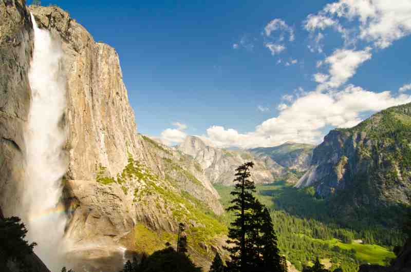 Upper Yosemite Falls and Yosemite Valley