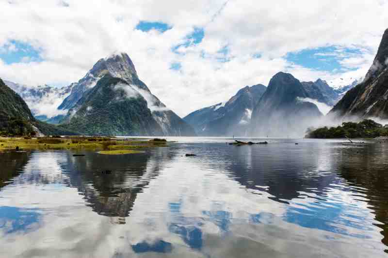 well known fjords of New Zealand.