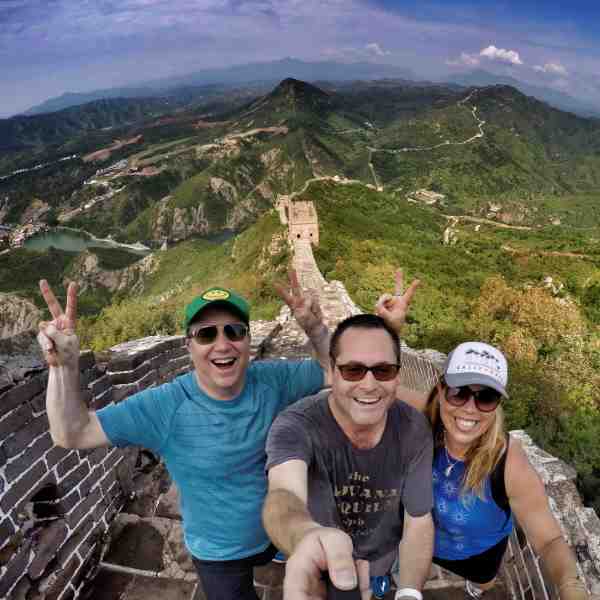 hiking the great wall of china