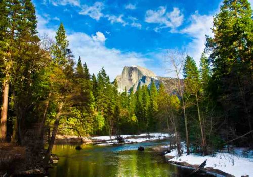 Half Dome Rock , the Landmark of Yosemite