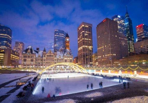 Nathan Phillips Square in Toronto, Canada
